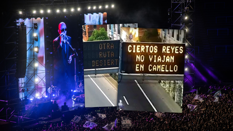 La Autopista La Plata-Buenos Aires saludó la llegada de Los Fundamentalistas La Autopista La Plata-Buenos Aires saludó la llegada de Los Fundamentalistas