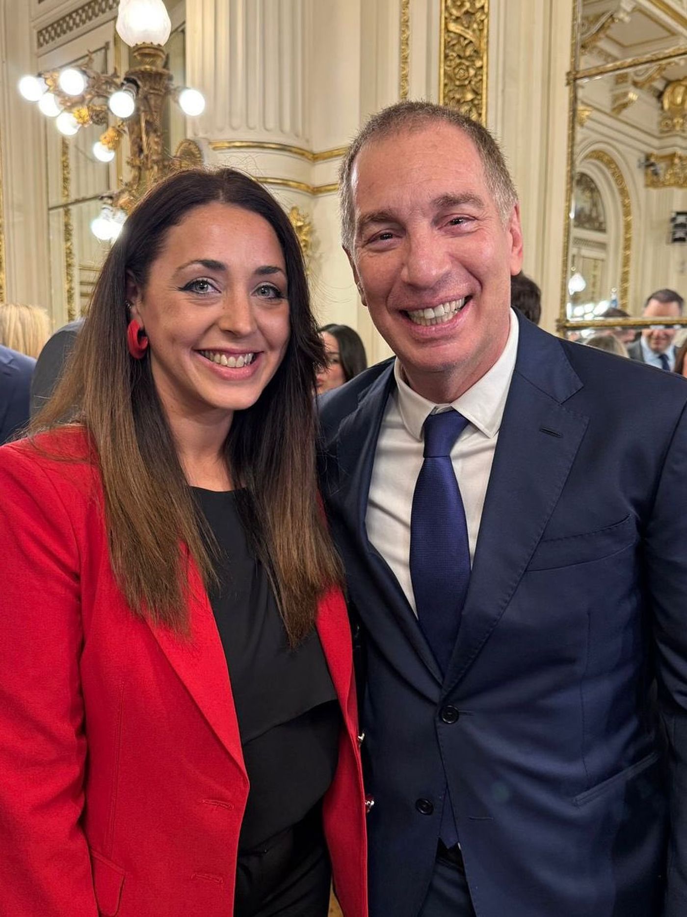 Julieta Quintero Chasman y Diego Santilli