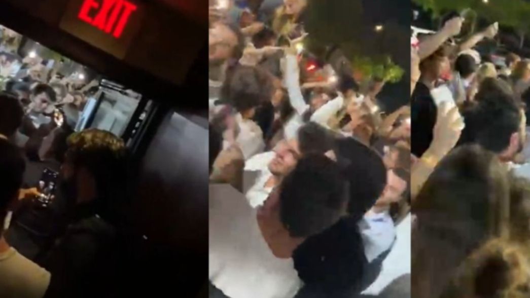 VIDEO: Messi fue a tomar un café a un bar de Miami y desató la locura de los fanáticos