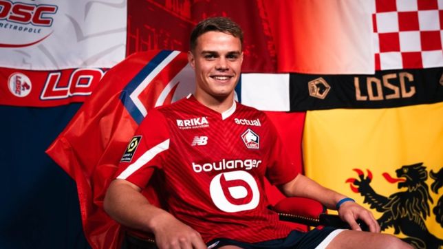 la presentacion de nacho miramon en el lille se volvio viral por un gracioso posteo