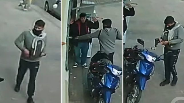 un ladron robo una moto a punta de pistola en la plata y sospechan que la uso en otro asalto horas despues