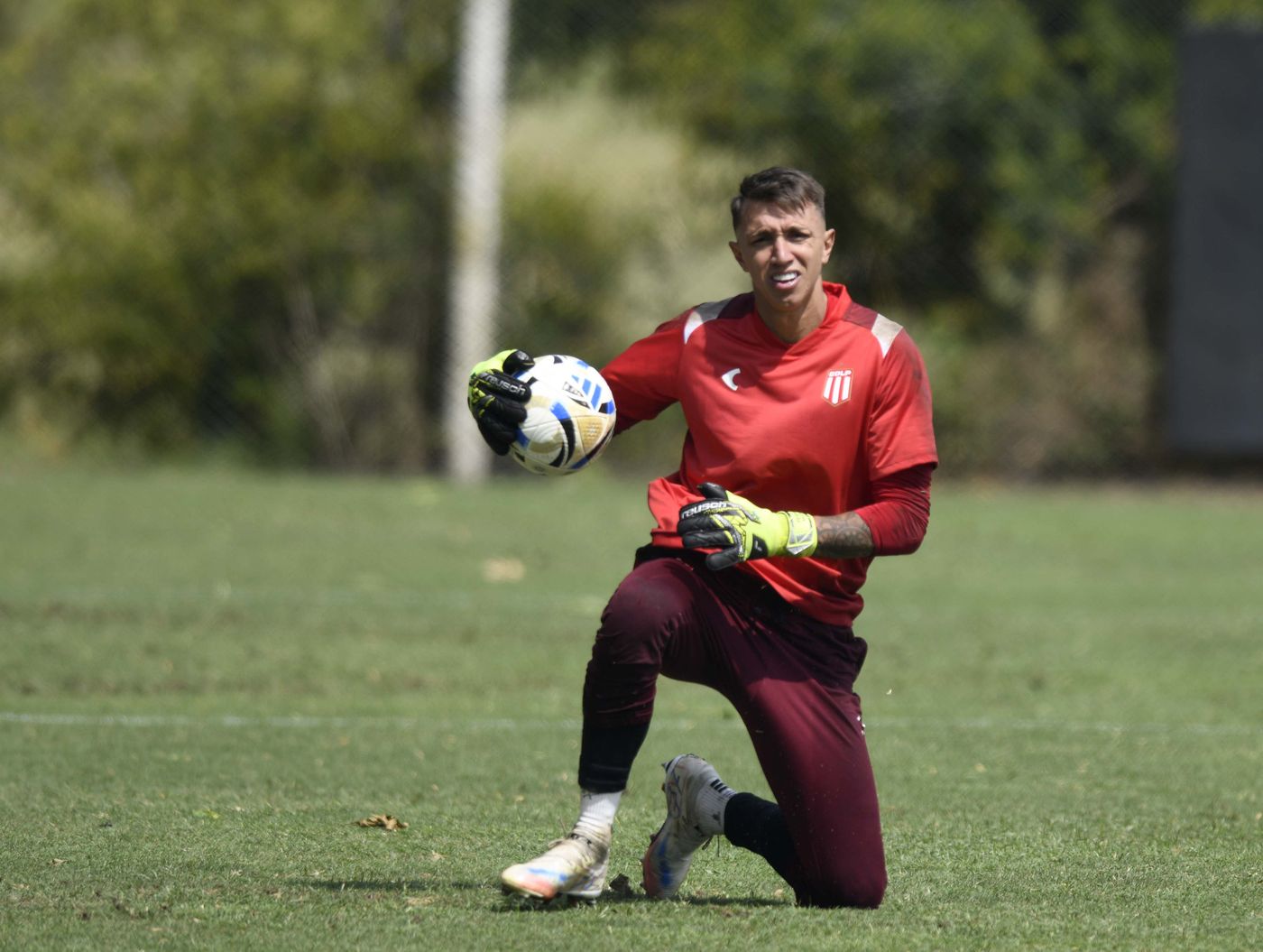 Estudiantes entrenamiento pretemporada Muslera