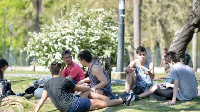 sol y una temperatura agradable en el primer fin de semana del ano