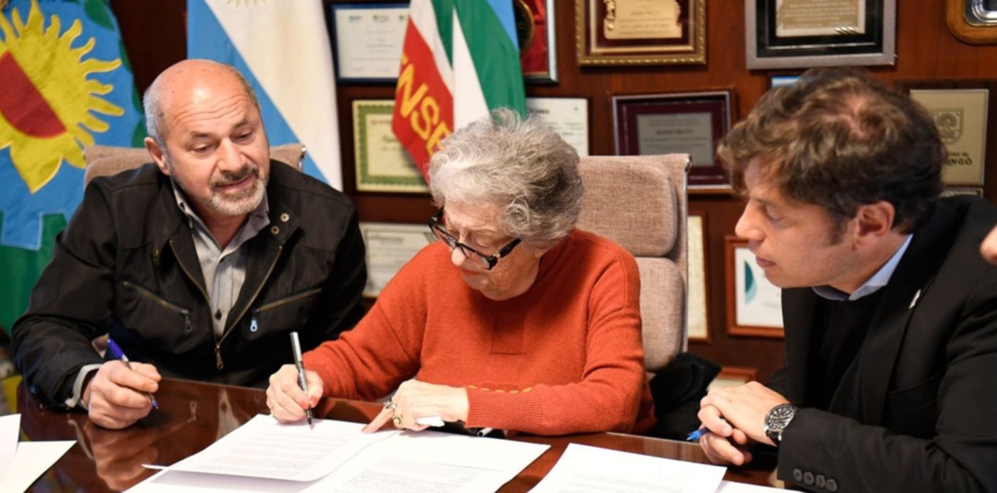 Kicillof Secco y Hebe de Bonafini