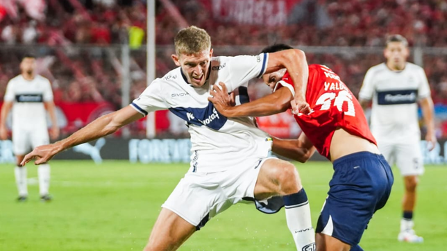 gimnasia sigue en deuda y ahora perdio con independiente