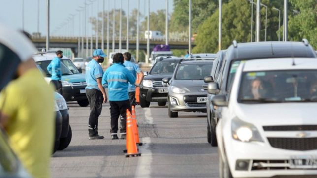 recambio turistico: transito intenso rumbo a la costa y sin demoras hacia la plata