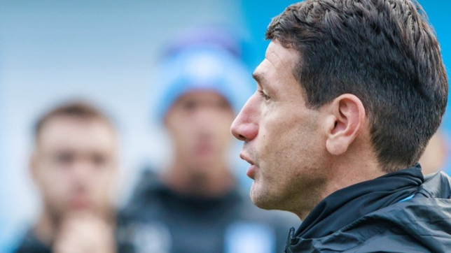 chirola romero pone primera en racing y apuesta a su metodo en gimnasia