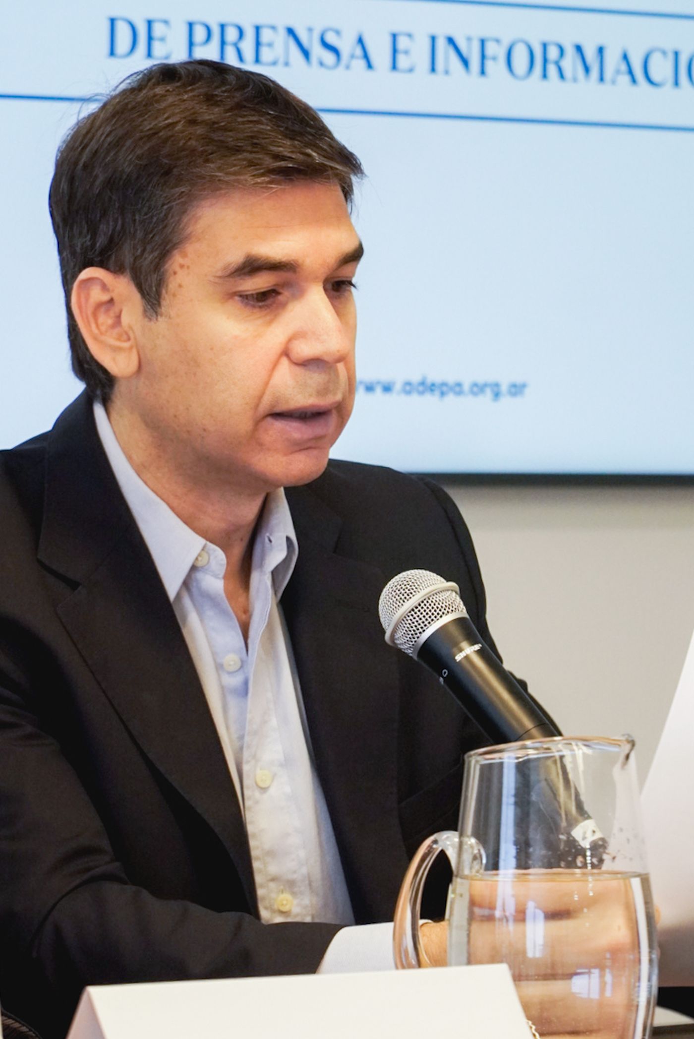 Daniel Dessein, presidente de la Comisi&oacute;n de Libertad de Prensa de ADEPA.