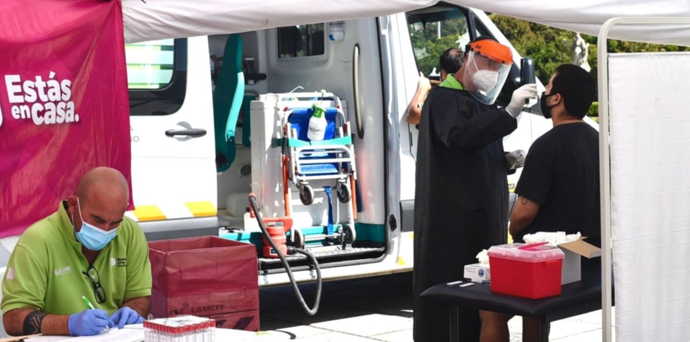 Hisopados en Plaza Moreno