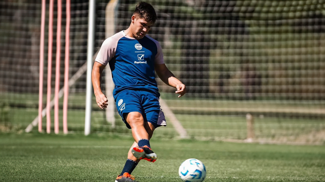 Tras su participación en la Selección argentina, Villalba se sumó a las prácticas con Gimnasia