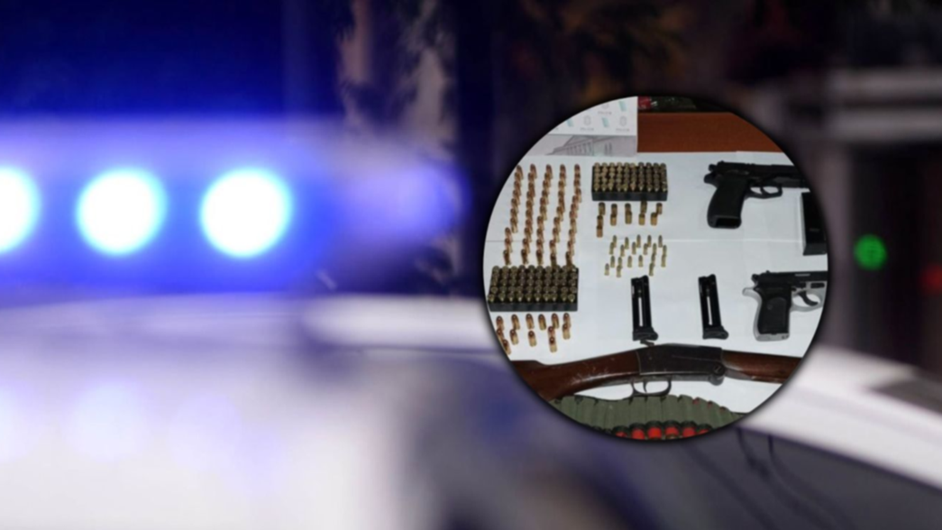 Amenazó a un hombre con un arma, lo detuvieron y hallaron un arsenal en su casa