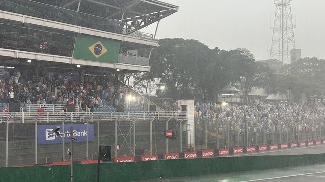 una fuerte tormenta demora la clasificacion del gran premio de brasil