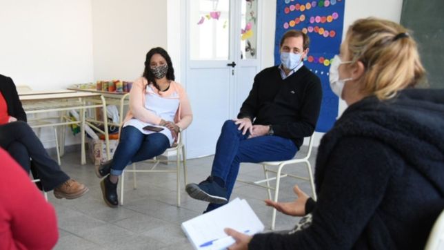 garro y quintero chasman recorrieron obras y apuntaron a fortalecer la educacion