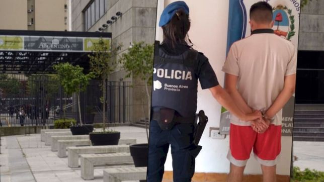 estaba profugo desde hace dos anos y fue detenido en la zona del teatro argentino