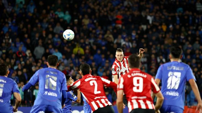 asi fue la rafaga de goles de estudiantes que liquido las chances de la u de chile