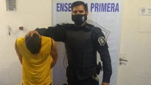 detuvieron al hombre que golpeo con un fierro a su expareja en ensenada