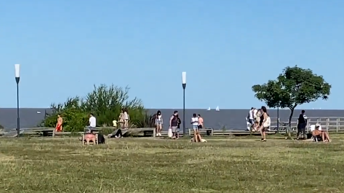 La costanera del R&iacute;o de la Plata donde se registr&oacute; el tr&aacute;gico episodio