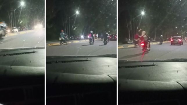 video: picadas, ruidos molestos y denuncias de vecinos por las motos en el bosque