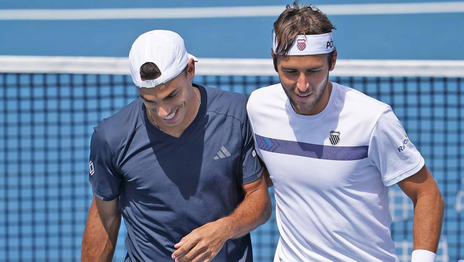 Batazaco de Etcheverry y Cerúndolo que se metieron en la final de dobles en Montreal