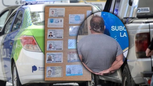 detuvieron en la plata a un hombre que truchaba dni, documentos publicos y licencias