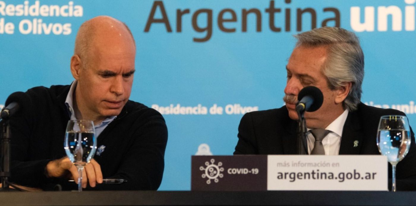 Alberto Fernández y Horacio Rodríguez Larreta