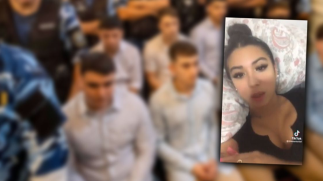 video: una chica enamorada de uno de los rugbiers encendio la polemica en tiktok