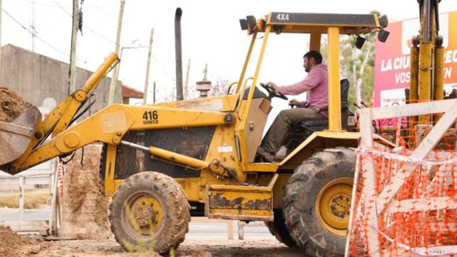 completan una importante obra hidraulica que beneficiara a 1.500 familias de la plata