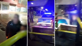 el chofer de un micro y un agente municipal se trenzaron en una insolita discusion de transito el chofer de un micro y un agente municipal se trenzaron en una insolita discusion de transito