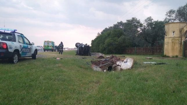 asi fue el accidente en ruta 2 en el que murio el director de seguridad vial bonaerense