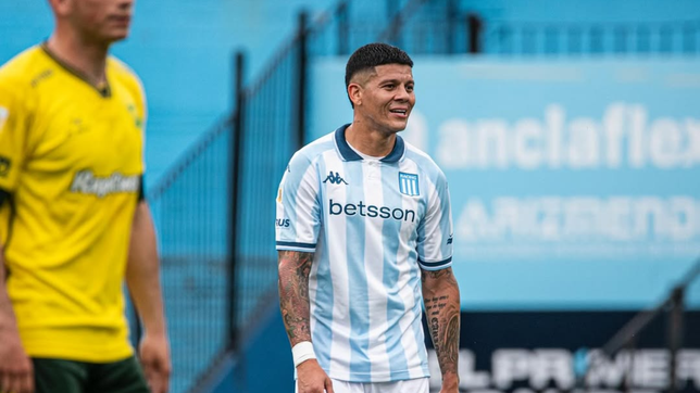 marcos rojo no pudo desvincularse de racing y se frustro su regreso a estudiantes