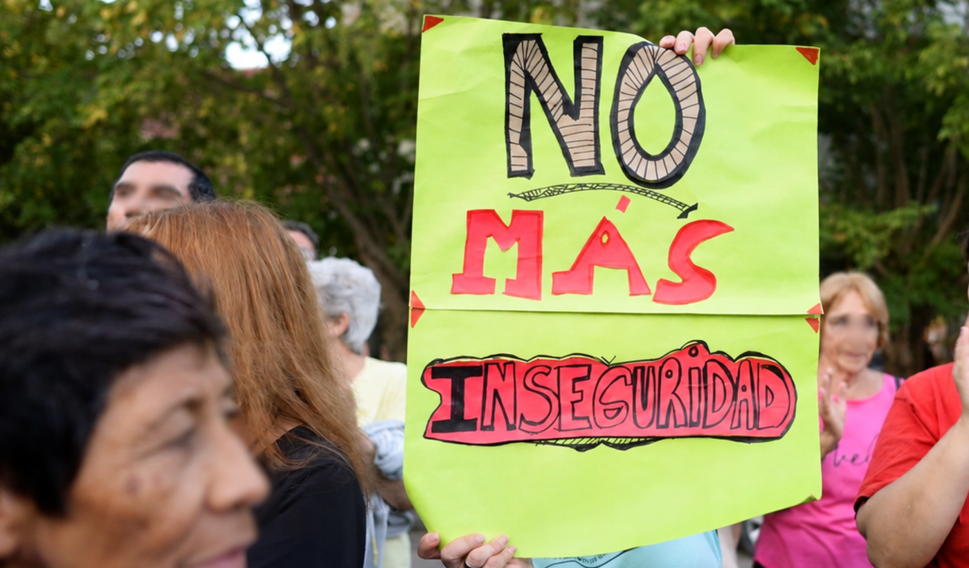 Reclamo contra la inseguridad