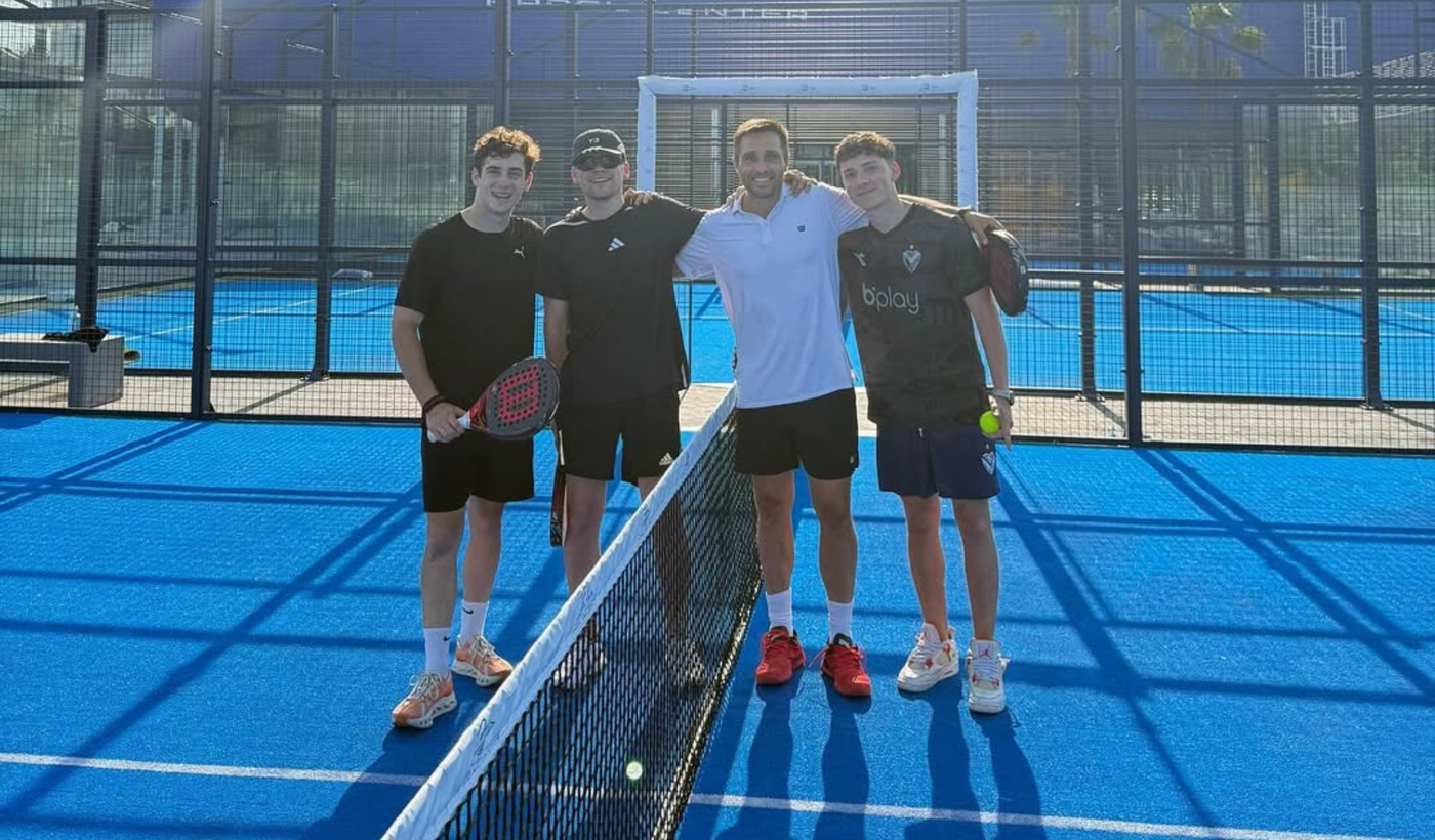 Franco Colapinto pádel