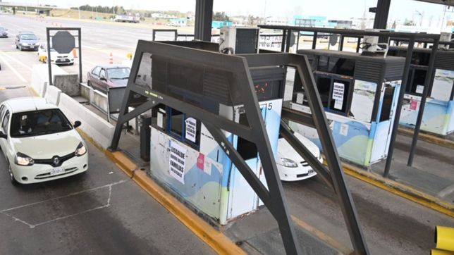 se reaviva el conflicto en aubasa y volvieron a levantar las barreras de los peajes