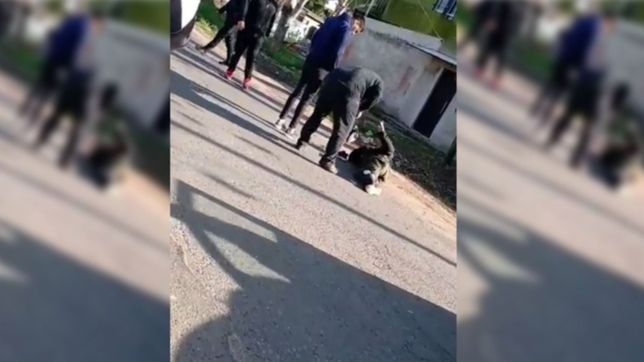 el dramatico video que muestra al repartidor baleado en un robo en la plata
