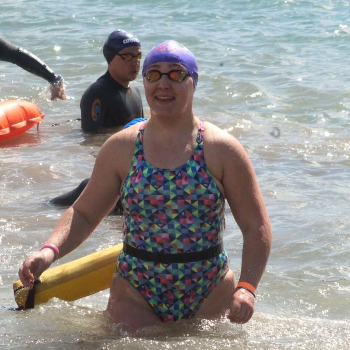 Joaquina Dalmasso busca atravesar el Río de la Plata y unir Punta Lara con Colonia del Sacramento. 