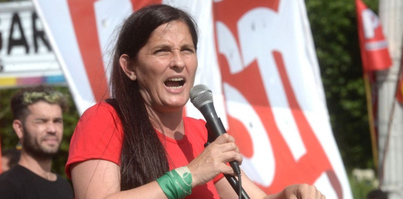 Acto Frente de Izquierda Luana Simioni Lucas Stevani