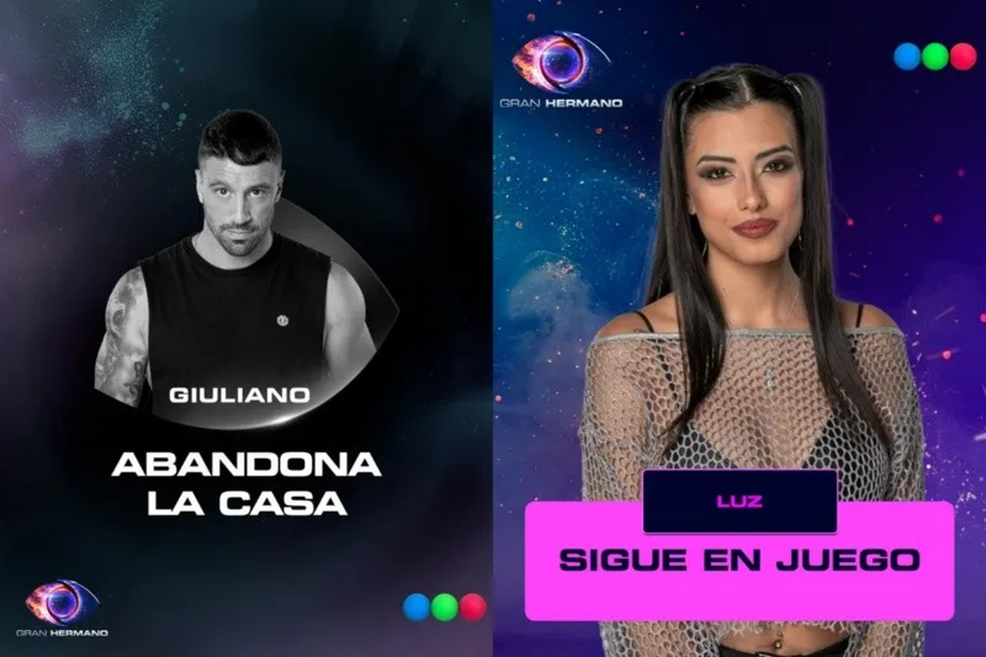Giuliano fue eliminado de Gran Hermano.