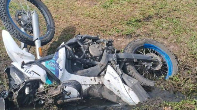 una persecucion en la plata termino con un brutal choque y dos agentes heridos