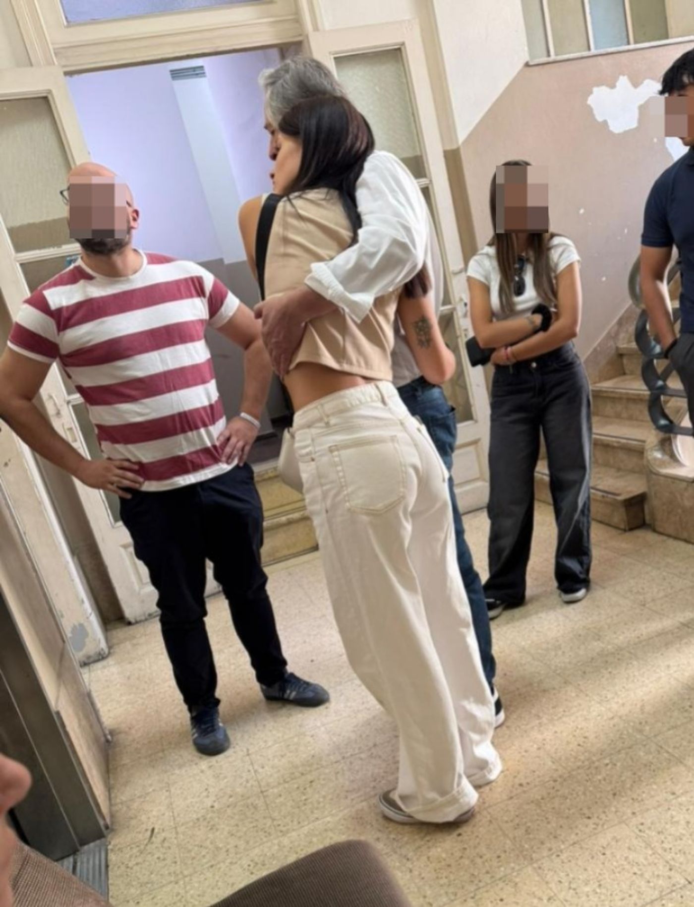 El momento en el que Felicitas Alvite, La Toretto de La Plata, se retiró junto a su papá.  