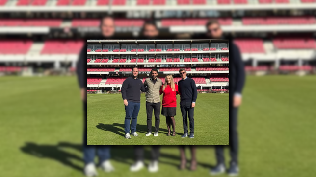 carina magnabosco recibio una visita especial en el estadio de estudiantes