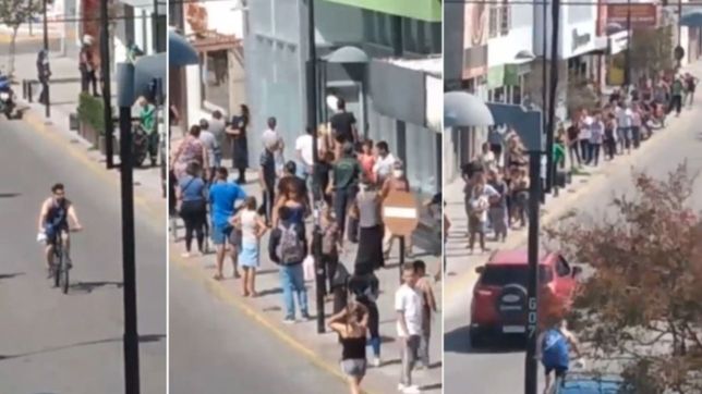 se canso y filmo a una multitud violando la cuarentena en ensenada: estan todos en pedo