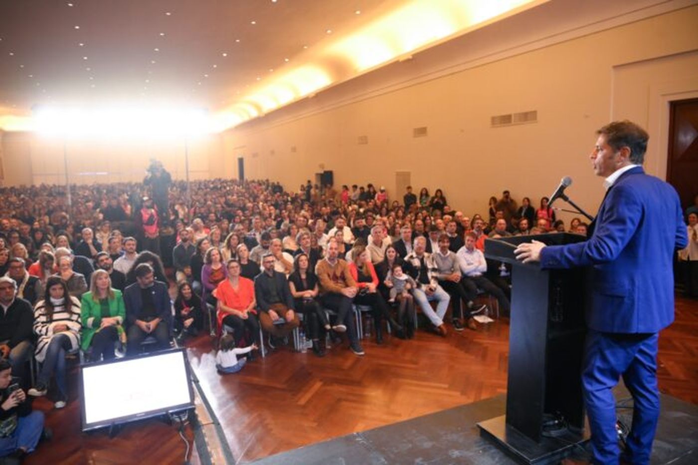 Kicillof criticó la política de salud del gobierno nacional durante el cierre del congreso de salud bonaerense. 