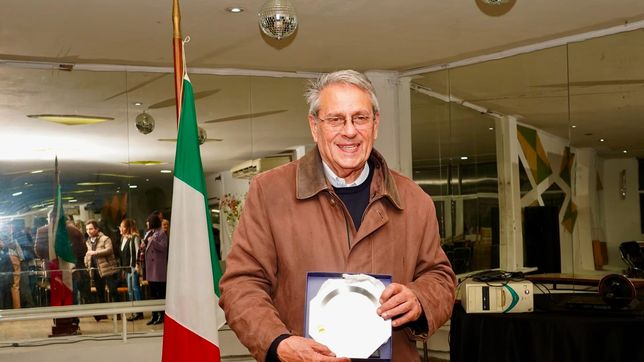 carlos bonicatto fue reconocido como inmigrante italiano destacado por su trayectoria en la plata