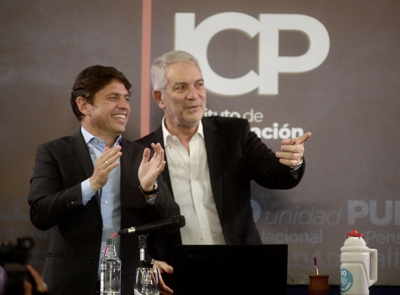 Axel Kicillof y Julio Alak integran el Instituto de Capacitación Política (ICP) en La Plata