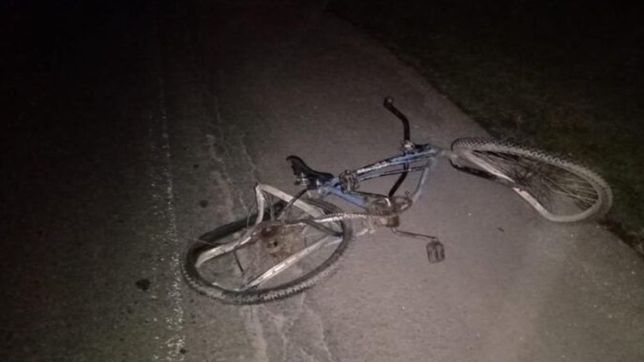 un ciclista fallecio en ruta 36 tras ser atropellado por una camioneta