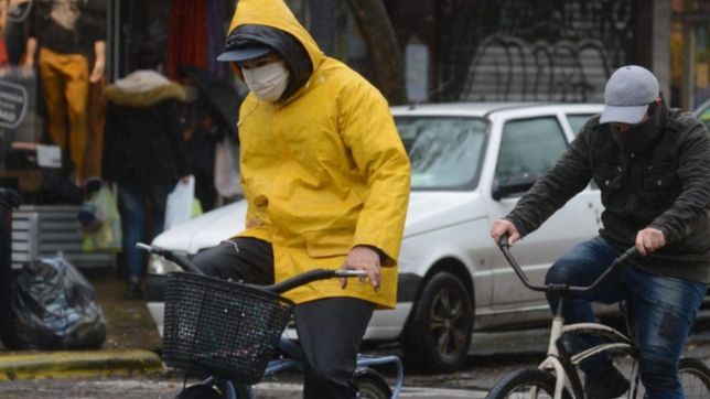 en la plata no para de llover y se espera un miercoles pasado por agua