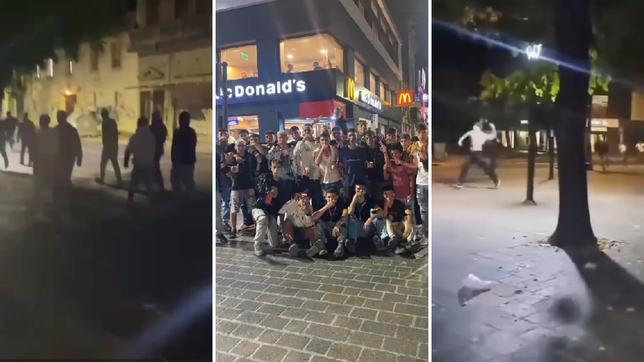 decenas de adolescentes atacan comercios en el centro, se filman y lo comparten en instagram