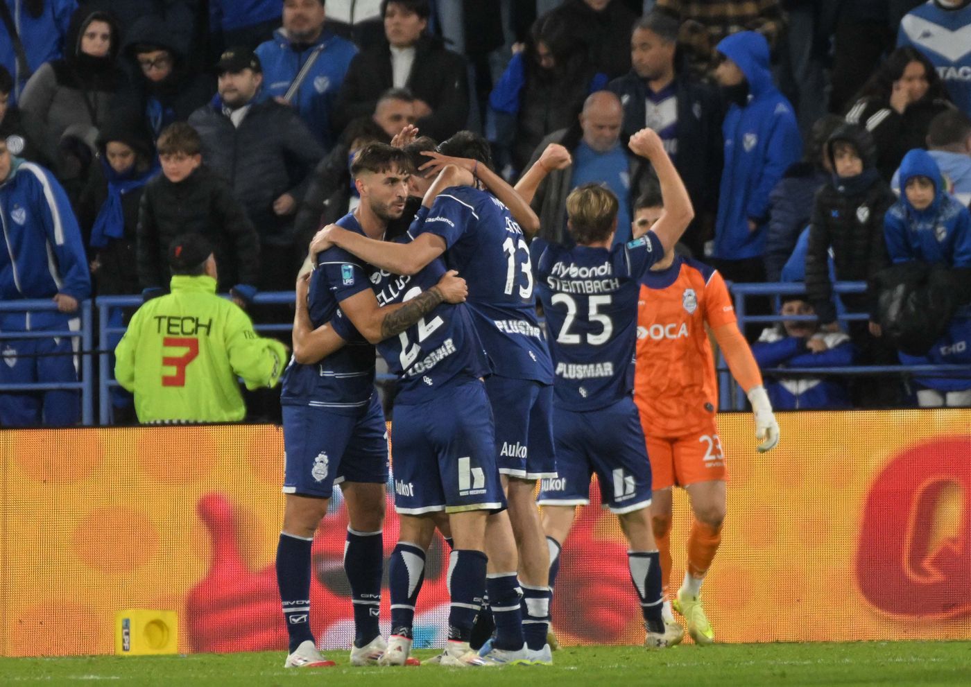 Gimnasia Vélez festejo