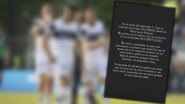 denuncian a un juvenil de gimnasia por abusar a una joven en un micro de larga distancia