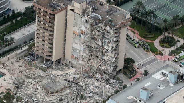 hallan cuatro cuerpos y son nueve los fallecidos por el derrumbe del edificio en miami